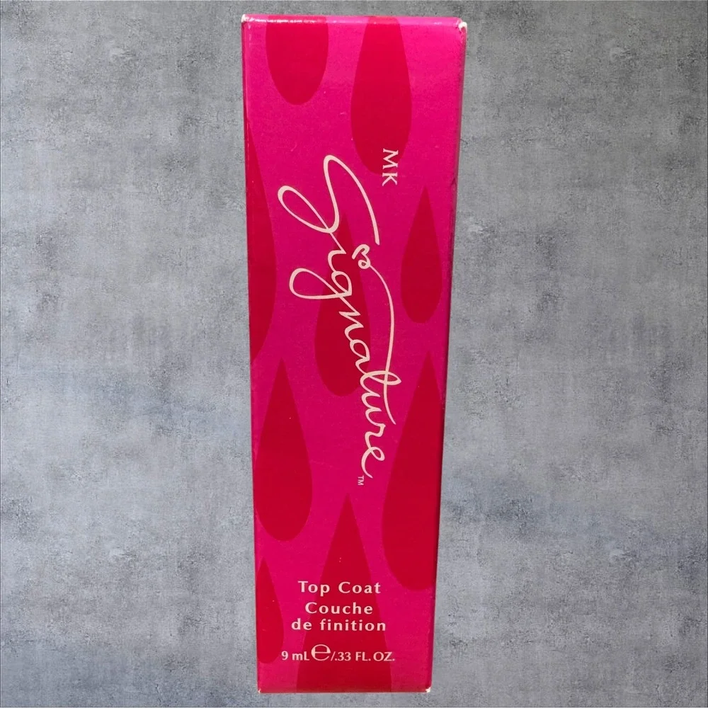 Mary Kay‎ MK Signature Top Coat 307900 9mL Clear Like New High Gloss Shine HA06